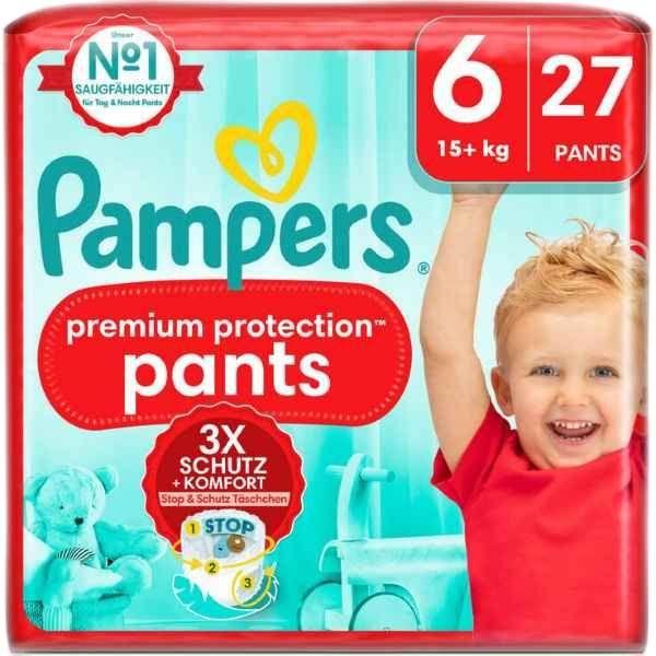 Immagine prodotto Pampers Pantaloni di protezione premium (Dimensione 6, Pacco trasportabile, 29 Pezzo/i)