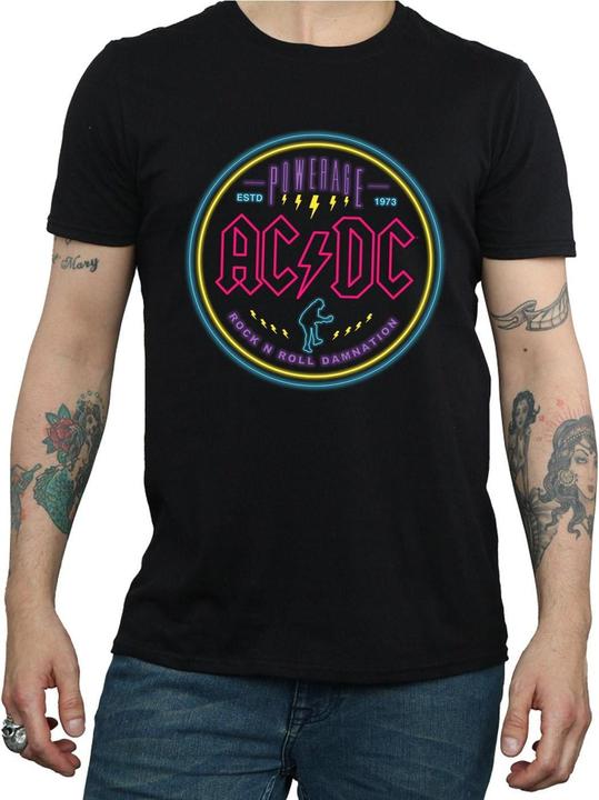 Immagine prodotto AC/DC Circle Neon Maglietta Uomo (S)