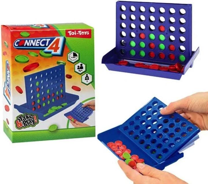 Produktbild Toi-Toys Verbinden Sie 4 Spiel (Englisch, Deutsch, Französisch, Italienisch, Schweizerdeutsch)