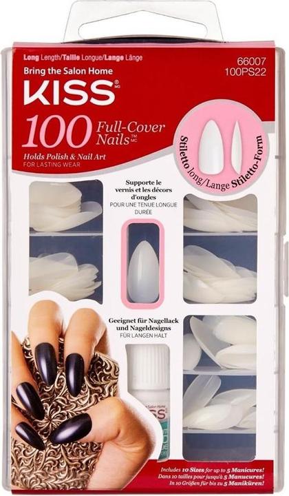 Image du produit KISS Ongles à couverture totale (Ongles artificiels, Lait)