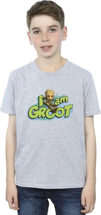 Immagine prodotto Guardians Of The Galaxy I Am Groot Jumping Maglietta Ragazzi (152, 158)