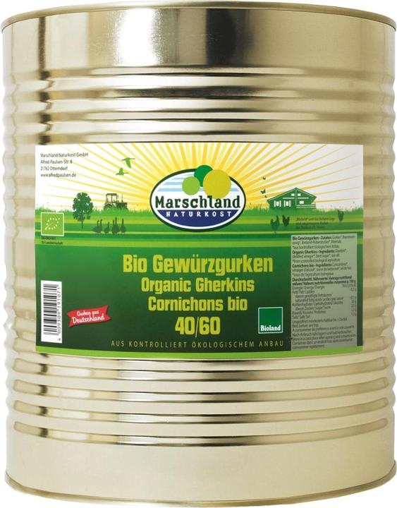 Actual product image Marschland GB Gherkins gherkins (tin) ATG 5,6kg (9700 g)