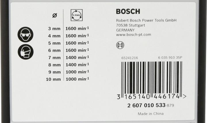 Actual product image Bosch Professional Zubehör PRO Wood twist drill bit set. 8 pcs. (5 mm, 6 mm, 7 mm, 8 mm, 9 mm, 10 mm, 3 mm, 4 mm)
