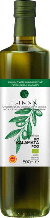 Iliada Huile d'olive extra vierge Bio Kalamata PDO (500 ml)