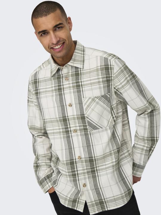 Immagine prodotto Only & Sons Vestibilità regolare camicia colletto camicia camicia camicia (L)