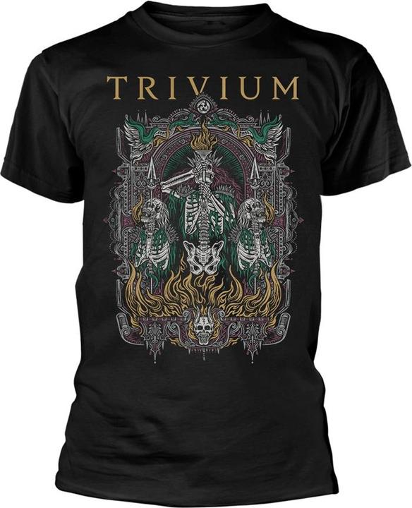 Trivium Skelly Frame Band Logo T Shirt XXL (XXL)