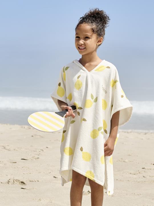 Actual product image Vertbaudet Children's bathing poncho with recycled cotton, can be personalised (104)