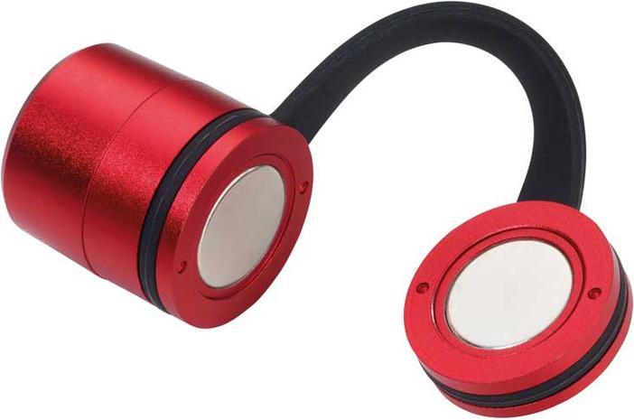 Actual product image Troika ECO RUN Lamp de poche avec lumière LED, 3 fonctions d'éclairage, incl. câble de charge, rouge (3.60 cm)