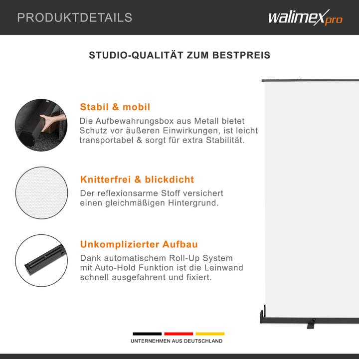 Produktbild Walimex pro Roll-up Panel Hintergrund (210 cm, 220 cm)