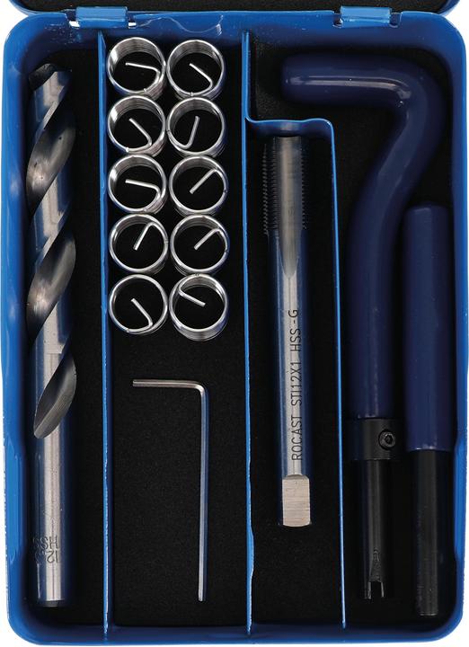 Produktbild BGS Gewinde-Reparatursatz M12 x 1,0 mm 14-tlg.