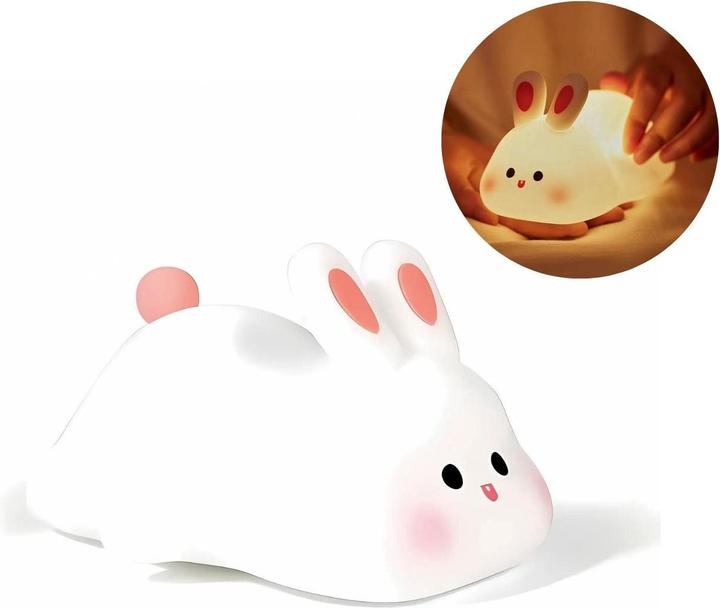 Actual product image Hermex LED rabbit night light