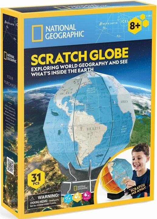 Image du produit Cubicfun Puzzle 3D National Geographic Globe (21 pièces)