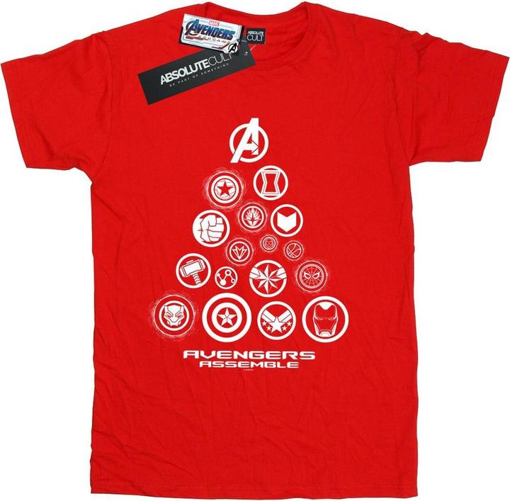Actual product image Mens Avengers Endgame Pyramid Icons T-Shirt (S)