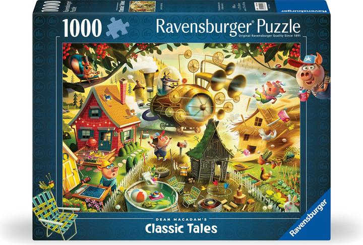 Actual product image Ravensburger Puzzle Look Out Little Pigs 1000p (12001004) (1000 pieces)