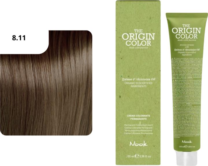 Image du produit Nook Coloration des cheveux Origin Color (8.11 Blond clair intense cendré)