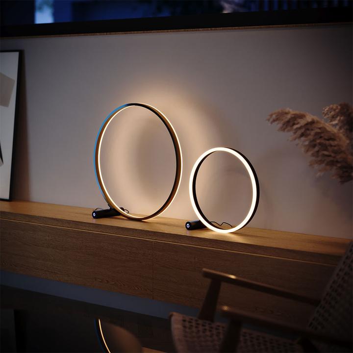 Immagine prodotto s.luce Lampada da tavolo ad anello LED diretta o indiretta (2070 lm)