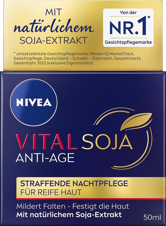 Image du produit NIVEA Crème de nuit anti-âge Vital Soja (50 ml, Crème de nuit)