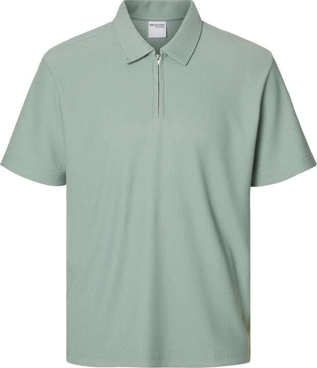 Selected Homme Half-Zip Plissee Polo shirt