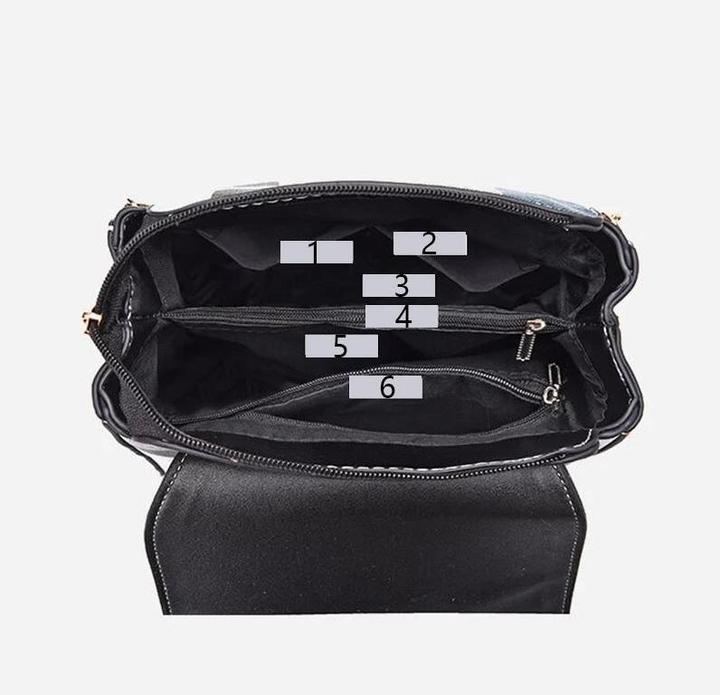 Actual product image Only-Bags.Store Splice backpack PU leather chequered backpack multifunctional knapsack teenager school bag leisure