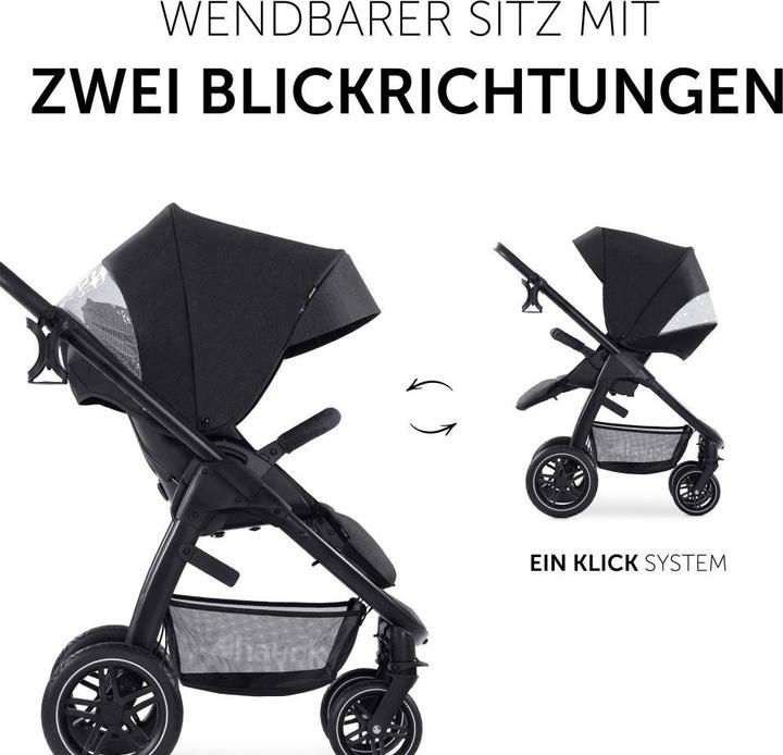 Produktbild Hauck 3in1 Kinderwagen-Set Saturn R Trio Set inkl.