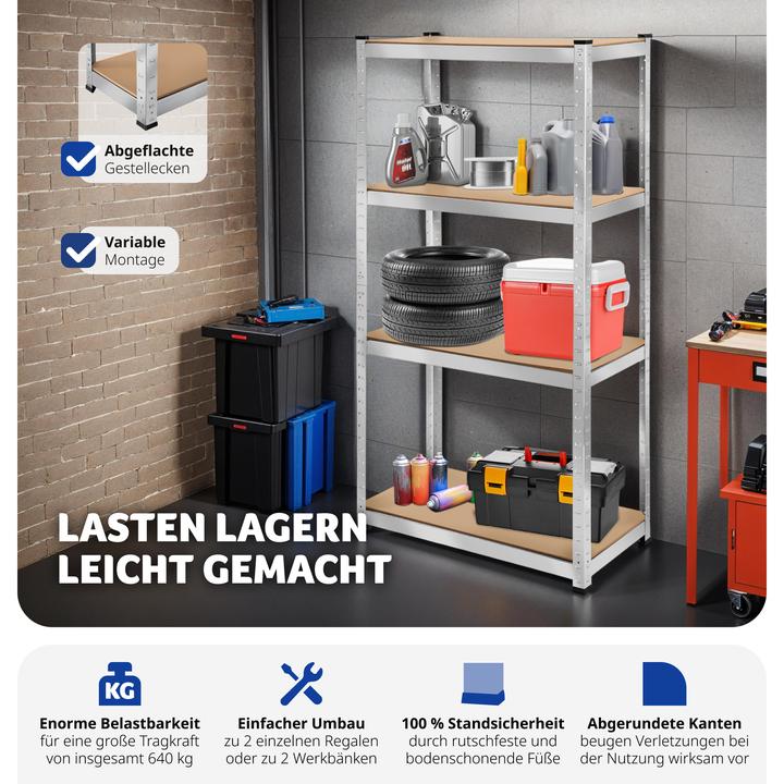 Produktbild tectake Schwerlastregale