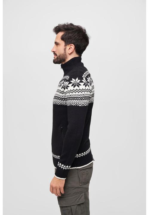 Actual product image Brandit Norwegian cardigan size L colour black (L)