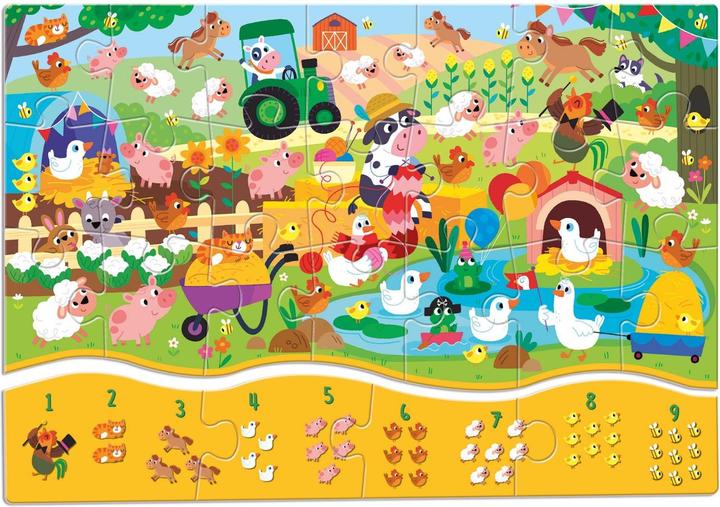 Immagine prodotto Ludattica 123 Puzzle e apprendimento - Fattoria (25 pezzi)