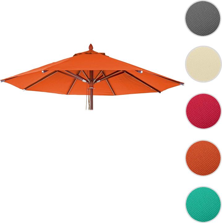 Produktbild Mendler Bezug für Gastronomie Holz-Sonnenschirm, Sonnenschirmbezug Ersatzbezug, rund Ø4m Polyester 3kg - ter (4 m)