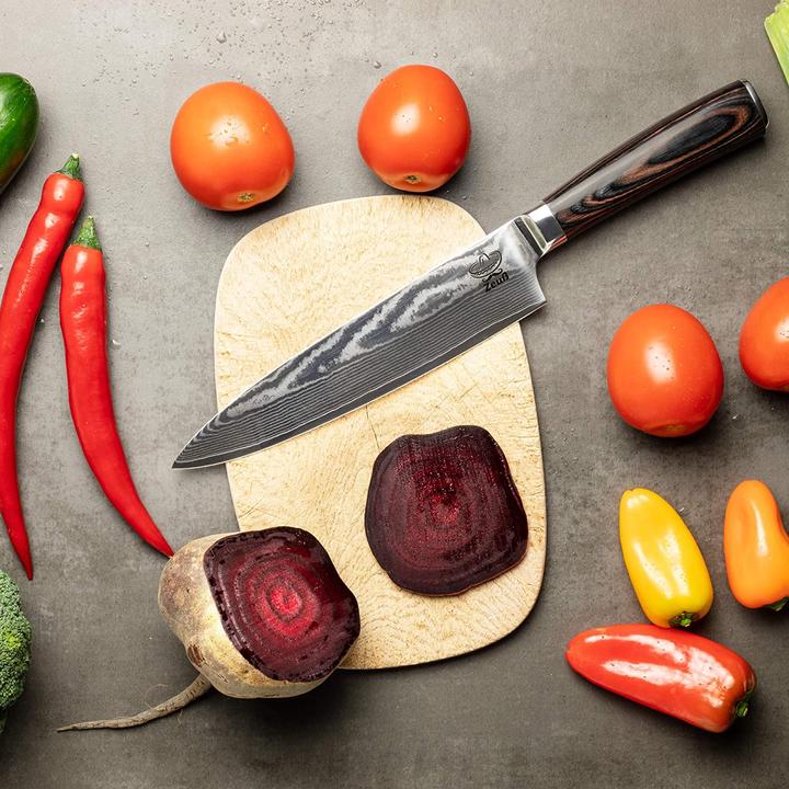 Actual product image Zeuß Damascus knife 32cm (20 cm)