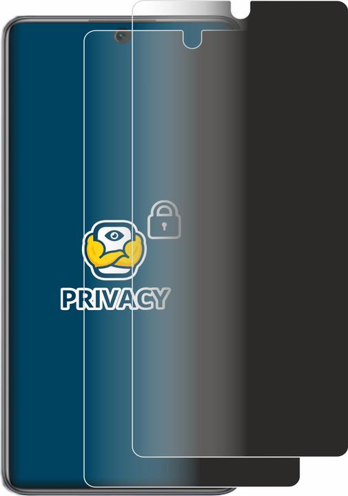 Productafbeelding BROTECT Anti-spionnetje privacyfolie Beschermfolie tegen blauw licht (2 Stuk, Xiaomi 12T)