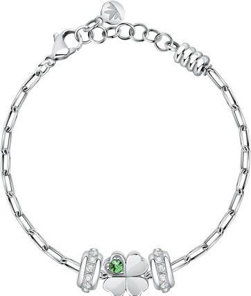 Morellato Steel bracelet Four-leaf clover with Drops crystals SCZ1351 (Stahl, Kristallen)