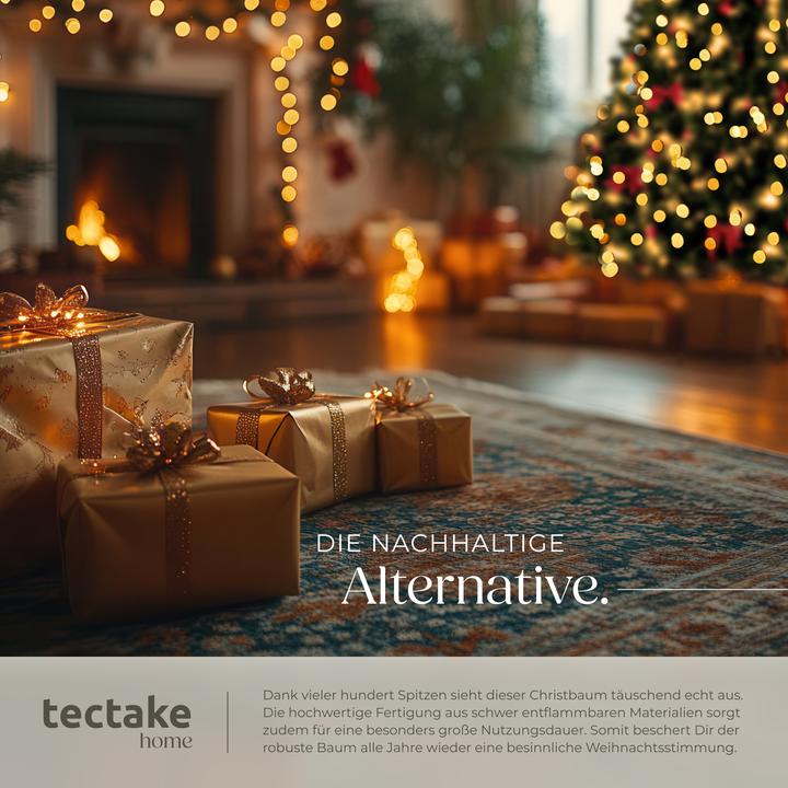 Produktbild tectake Weihnachtsbaum Dasher (210 cm)