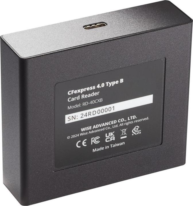 Actual product image Wise CFexpress 4.0 Type B Card Reader WI-RD-40CXB (USB 4)