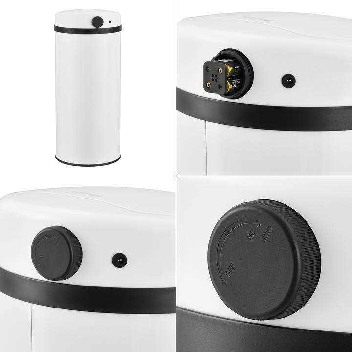 Produktbild En.Casa Sensor-Mülleimer 42L Weiss (42 l)