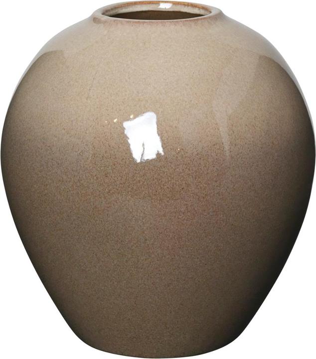 Image du produit Broste Copenhagen Ingrid Vase M Céramique Simple Taupe / Brown 25,5 cm (1 x)