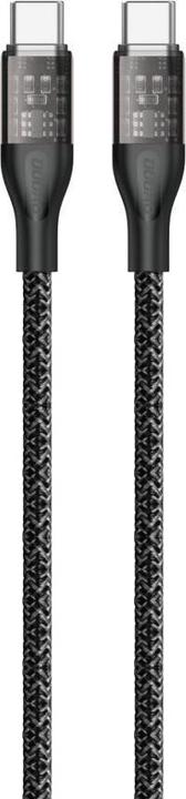 Dudao Fast charging cable 120W 1m USB-C - USB-C L22C - gray (1 m, USB 2.0)