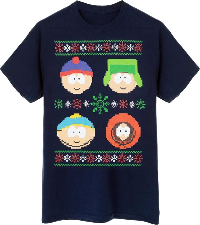 Actual product image Ubisoft Mens Fair Isle Christmas T-Shirt (XL)