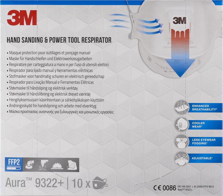 Immagine prodotto 3M Aura 9322+ (FFP2, 10 x)
