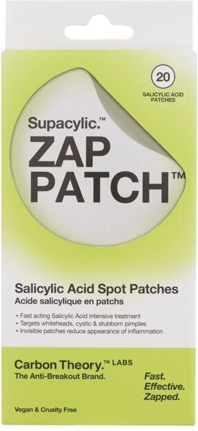 Produktbild Carbon Theory Supacylic. Zap Patch Pin-Point Salicylic Acid Spot Patches - Acne patches 20.0pcs