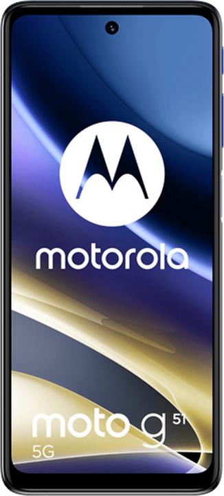 Image du produit Motorola Moto G51 (64 Go, Bleu Indigo, 6.80", Double SIM, 50 Mpx, 5G)