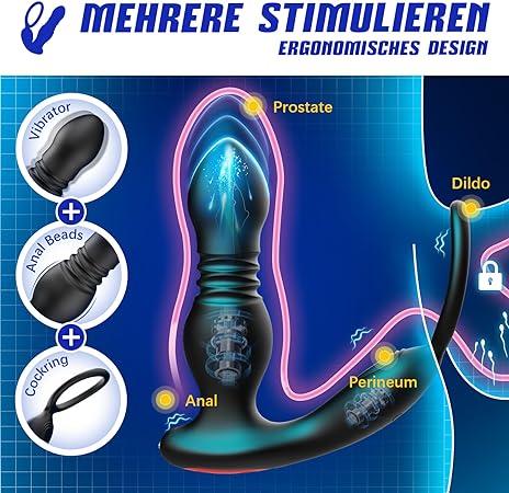 Image du produit Eherson Vibrateur anal avec anneau pénien