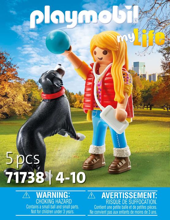 Actual product image Playmobil 71738 Woman with mountain dog (71738, Playmobil My Life)