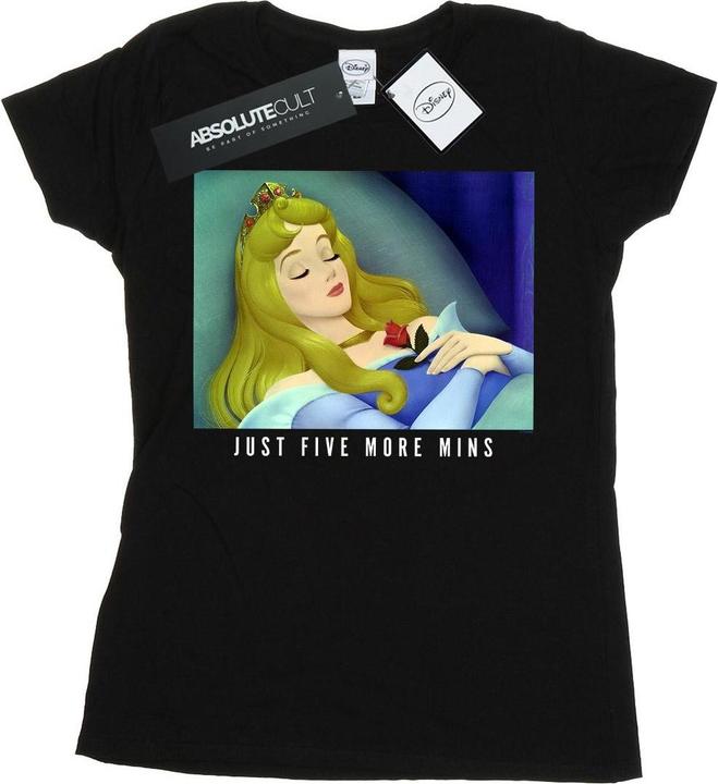 Actual product image Disney Princess Womens/Ladies Sleeping Beauty Five More Minutes Cotton T-Shirt (XL)