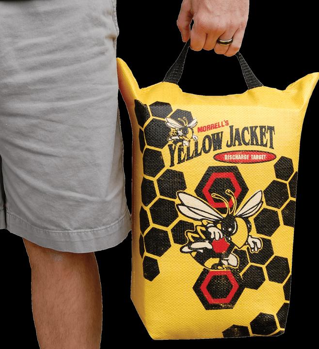 Actual product image Morrell Targets l Yellow Jacket Discharge 4-pack 10 x 15 x 8"