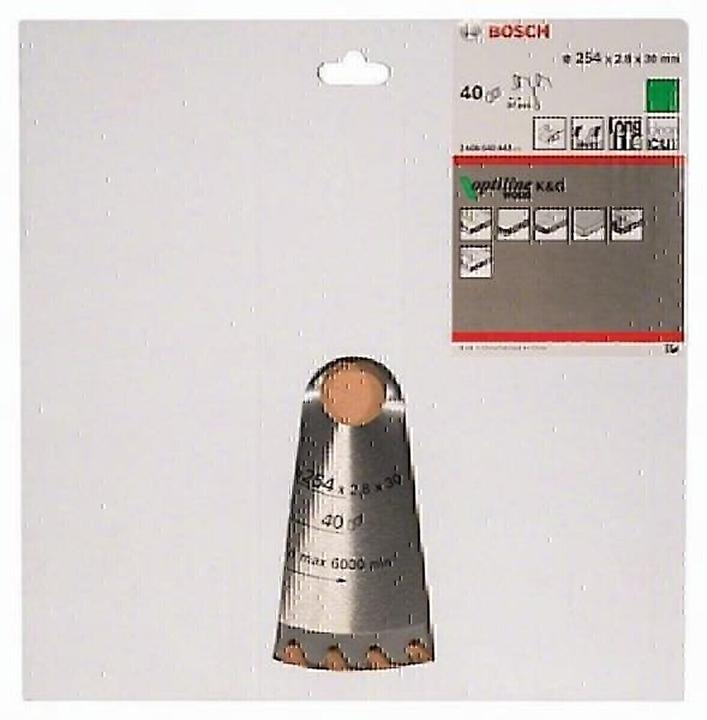 Immagine prodotto Bosch Professional Zubehör Lama per sega circolare PRO Wood, 254 x 2,8 x 30 mm