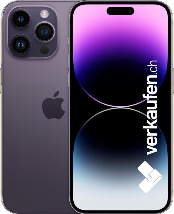 Produktbild verkaufen.ch iPhone 14 Pro Max (256 GB, Deep Purple, 6.70", 48 Mpx, SIM + eSIM, A / Wie neu)