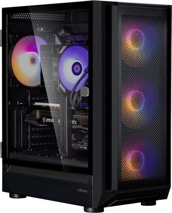 Zalman i6 Black, RGB fan x4 T/G (ATX)