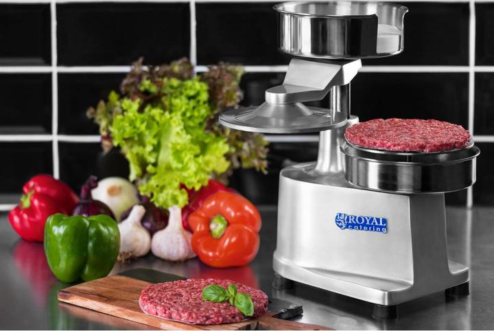 Produktbild Royal Catering Hamburger Maschine Hamburgerpresse Burgerpresse Pattymaker Edelstahl 150 mm