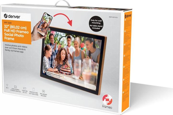 Actual product image Denver PFF-3251 (31.50", 1920 x 1080 pixels)