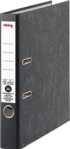 Image du produit Viking Classeur DIN A4 50 mm Noir 2 anneaux Carton Lisse (A4, 50 mm, 1 pièce(s))